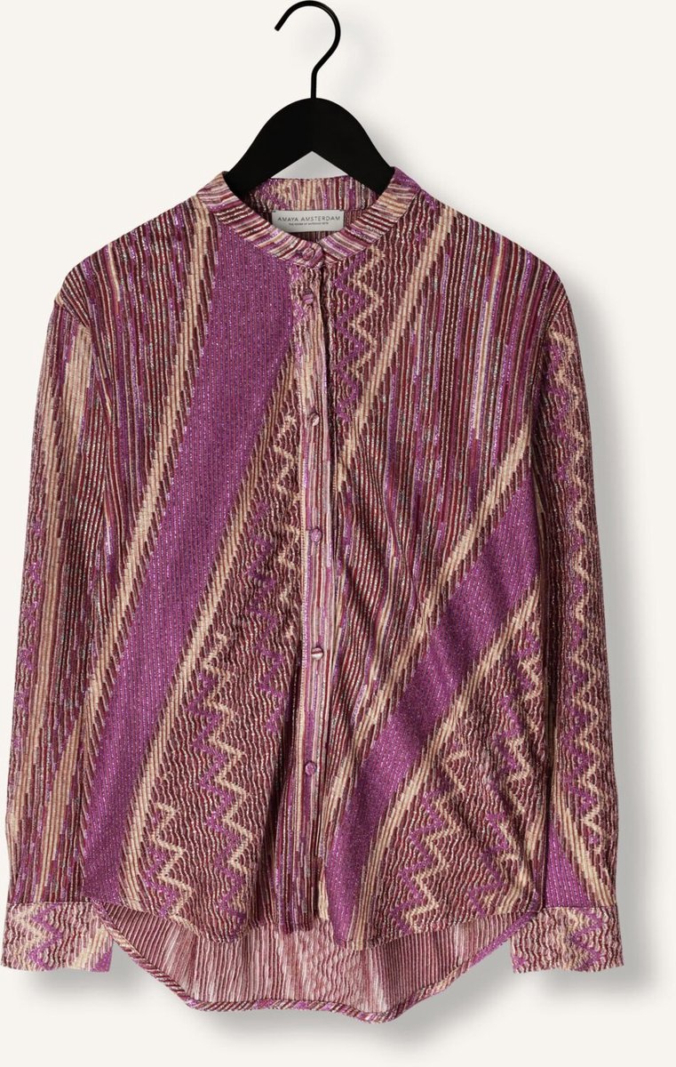 Amaya Amsterdam Kate Blouses Dames - Paars - Maat XS