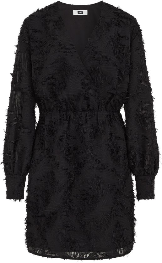 WE Fashion Dames jurk met jacquard-dessin