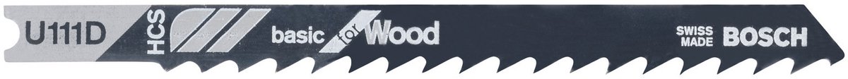 Bosch - Decoupeerzaagblad U 111 D Basic for Wood