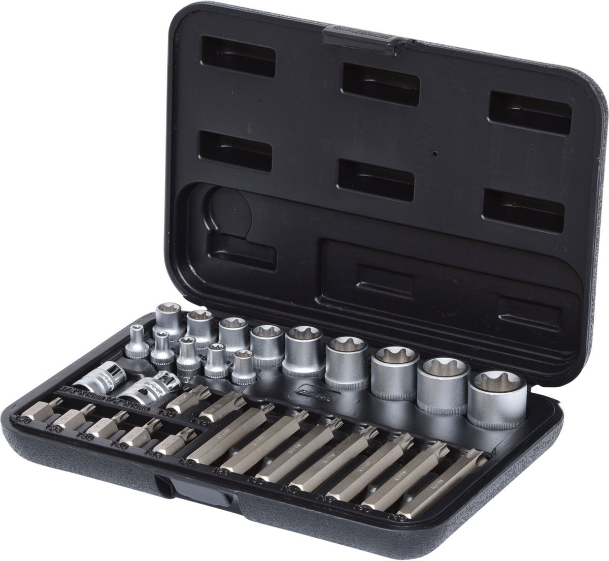 KS TOOLS Torx-steeksleutel- en bitset 30-delig. - 911.4301-1