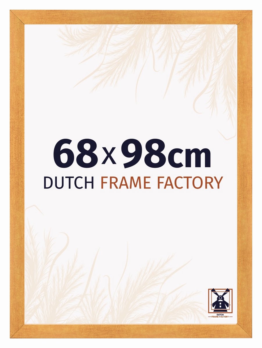 Dutch Frame Factory Fotolijst 68x98 cm - MDF - Oranje - Praag