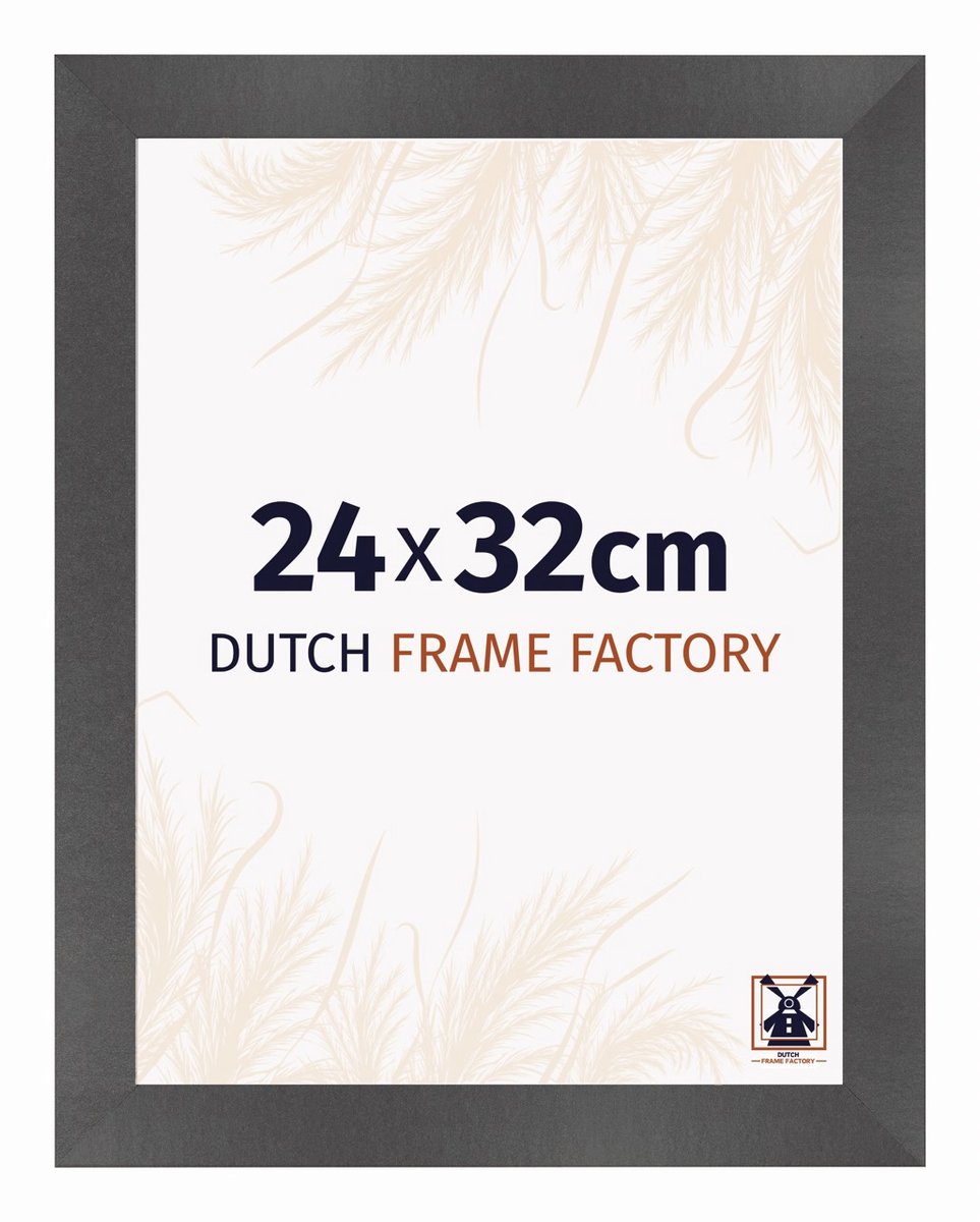Dutch Frame Factory Fotolijst 24x32 cm - MDF - Zwart Mat - Praag
