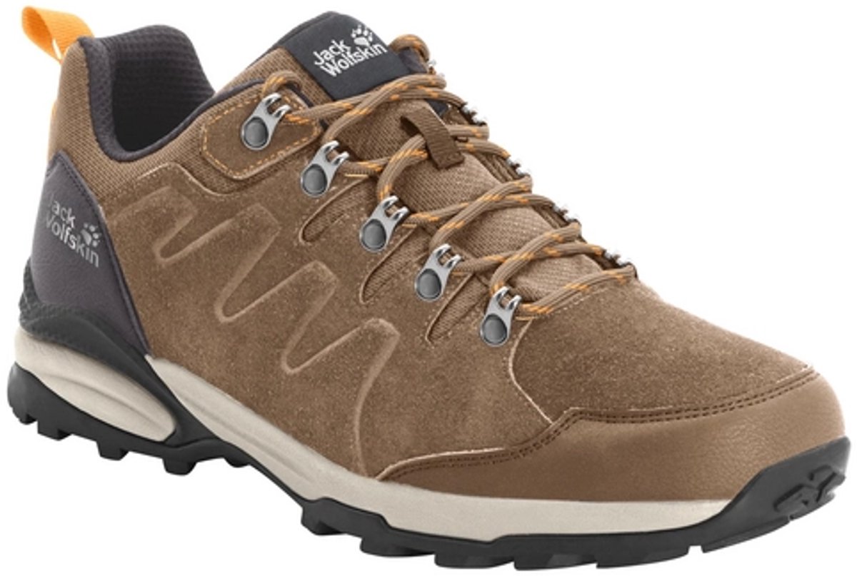 Jack Wolfskin Refugio Texapore Low Wandelschoenen Dames Apricot 36 Bruin