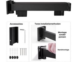 Thuys – Droogrek Muur – Droogrek wand – Wasrek Muur – Uitrekbaar – Zwart
