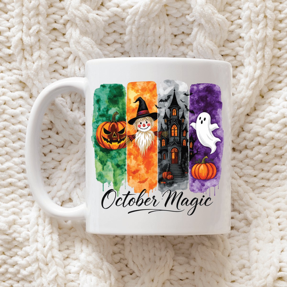 Mok - October Magic - Het perfecte cadeau voor Halloween-fans en herfstliefhebbers