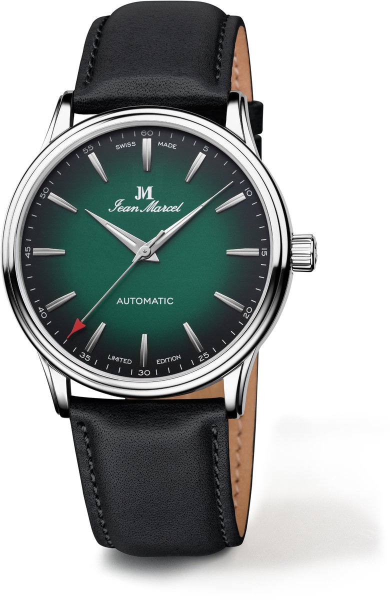 Jean Marcel Herren Armbanduhr Edelstahl Glänzend 24,5cm