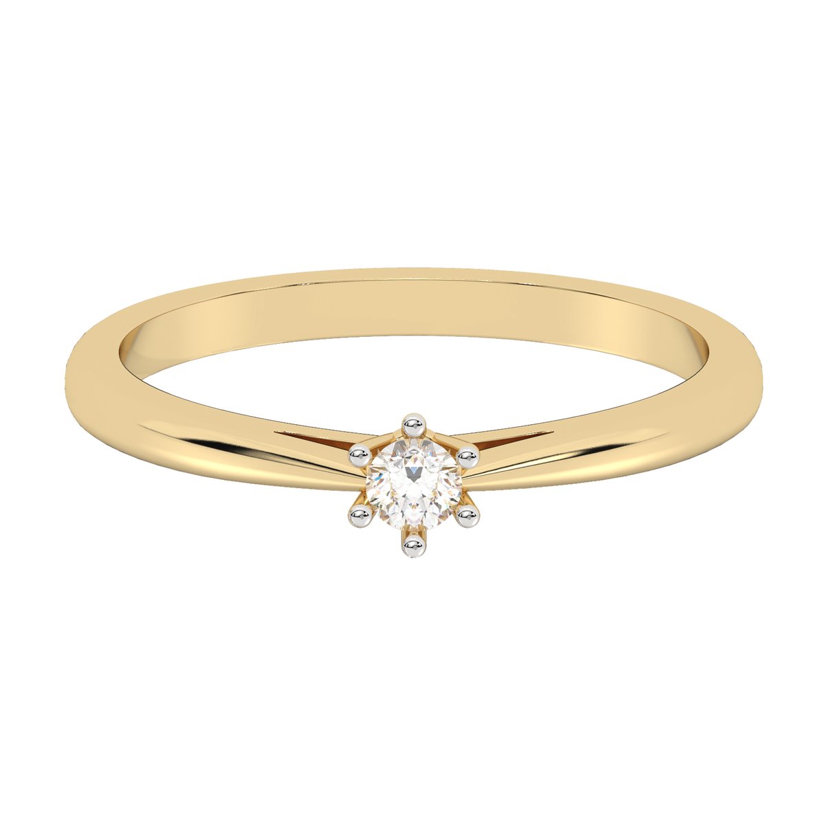 Diam Addict Ring 585 Gelbgold mit im Labor gezüchtetem Diamanten
