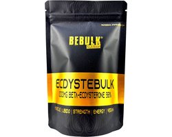 BeBulk Nutrition - Ecdystebulk - Beta-Ecdysterone 1000mg 98% - 90 Capsules voor 3 maanden - Vegan - Kracht- Spiermassa - Herstel - Testosterone - Zonder onnodige toevoegingen - Past Door Brievenbus - Hoge Kwaliteit - Geproduceerd in Nederland