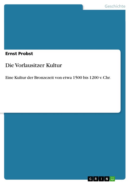 Die Vorlausitzer Kultur - cover