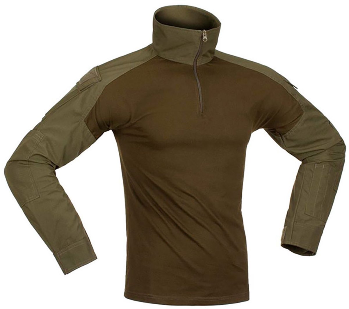 Invadergear Combat T-shirt Met Lange Mouwen Groen L