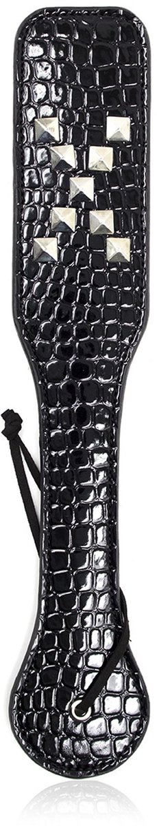 Smart Moves - Paddle Lakleer - Met Studs - 32 cm - Zwart