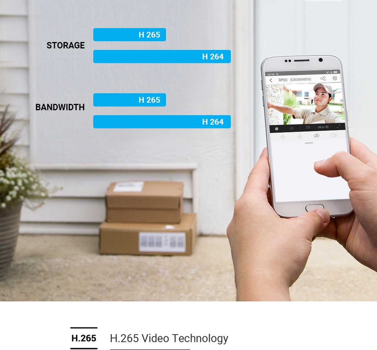 EZVIZ DP2C - Video Deurbel met 4.3" Scherm - 1080p Video, - afbeelding 2