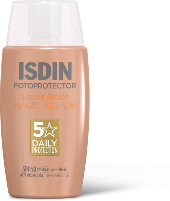 Flesje ISDIN Fotoprotector Fusion Water Magic Medium SPF50.