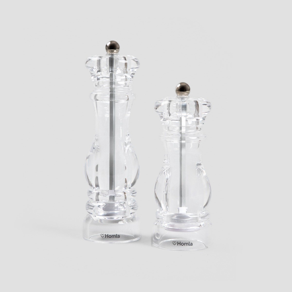 HOMLA - Set of Mills - 2 Stuks - 20cm en 16cm - Acryl