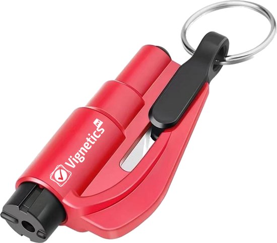 Porte-clés marteau de sécurité - Marteau de secours - Marteau de voiture - Avec coupe-ceinture de sécurité - Sécurité sur la Bébé en route - Accessoires de vêtements pour bébé auto