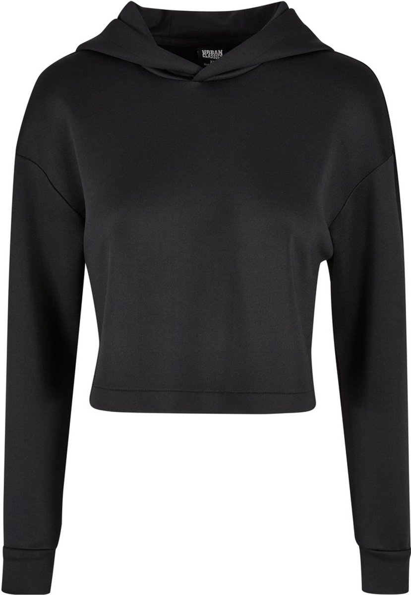Urban Classics Short Scuba Crop Hoodie XL Zwart