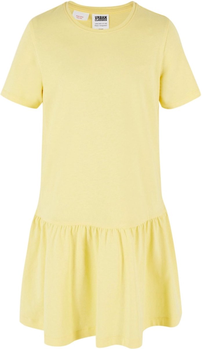 Urban Classics Valance Tee Kinder Korte jurk Kids 110/116 Geel