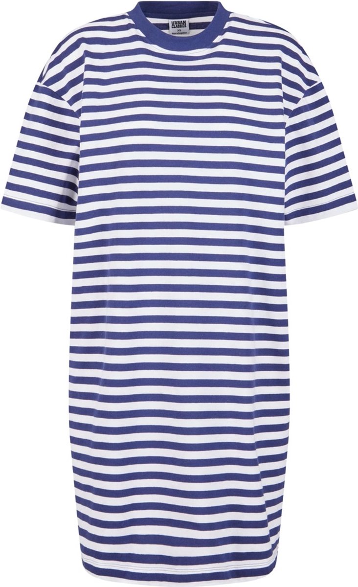Urban Classics Oversized Striped Tee Korte jurk XS Wit