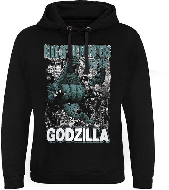 Sweat à capuche Godzilla depuis 1954 Epic Noir - XL