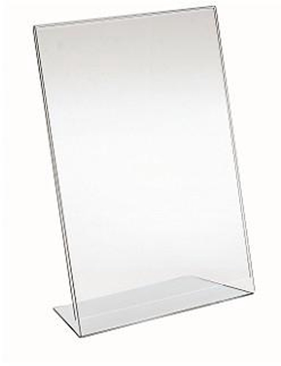 Lebez 7098 menuhouder Tafelbladhouder Transparant Acryl