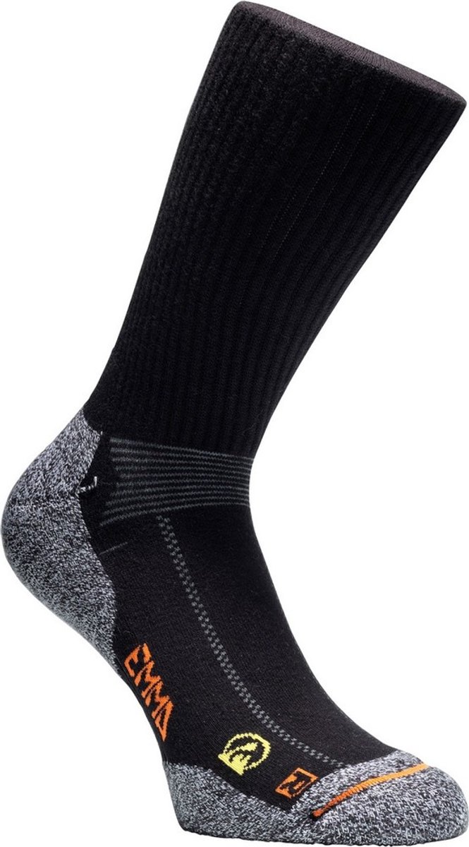 EMMA Sok Hydro-Dry WORKING SUSTAINABLE - Zwart/Grijs - 51