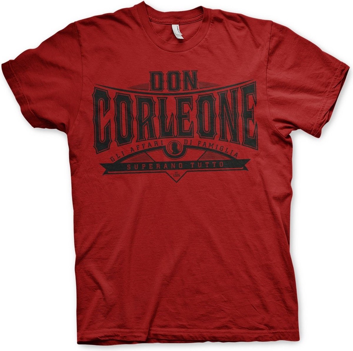 The Godfather Don Corleone Superano Tutto T-Shirt Tango-Red-L