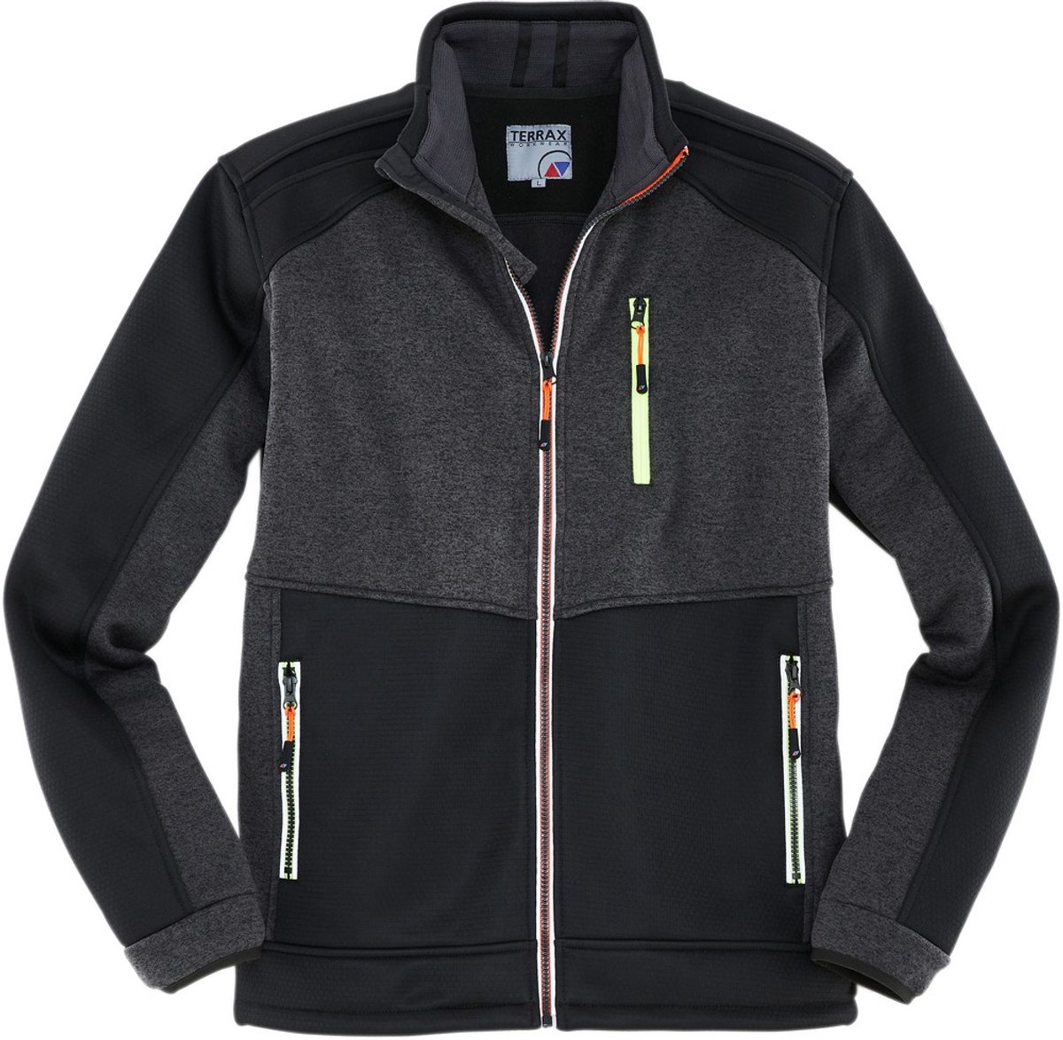 Fleece jacket Heren jas Merk: Terrax Workwear Model: 62005 Zwart