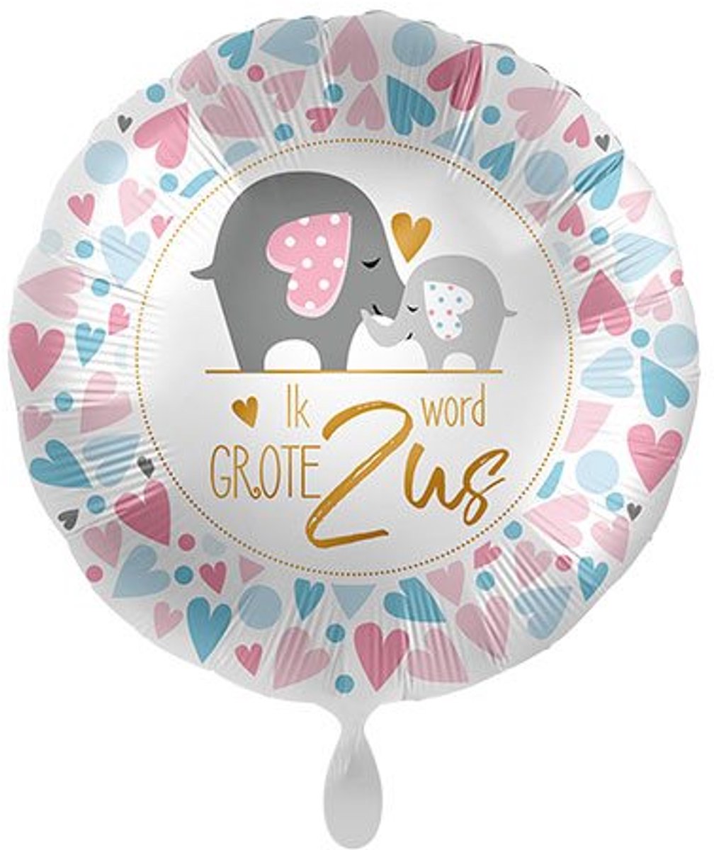 Folieballon Grote Zus - geboorte