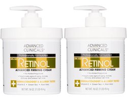 Advanced Clinicals Retinol Firming Cream – Verstevigt & Verzacht – 908 g