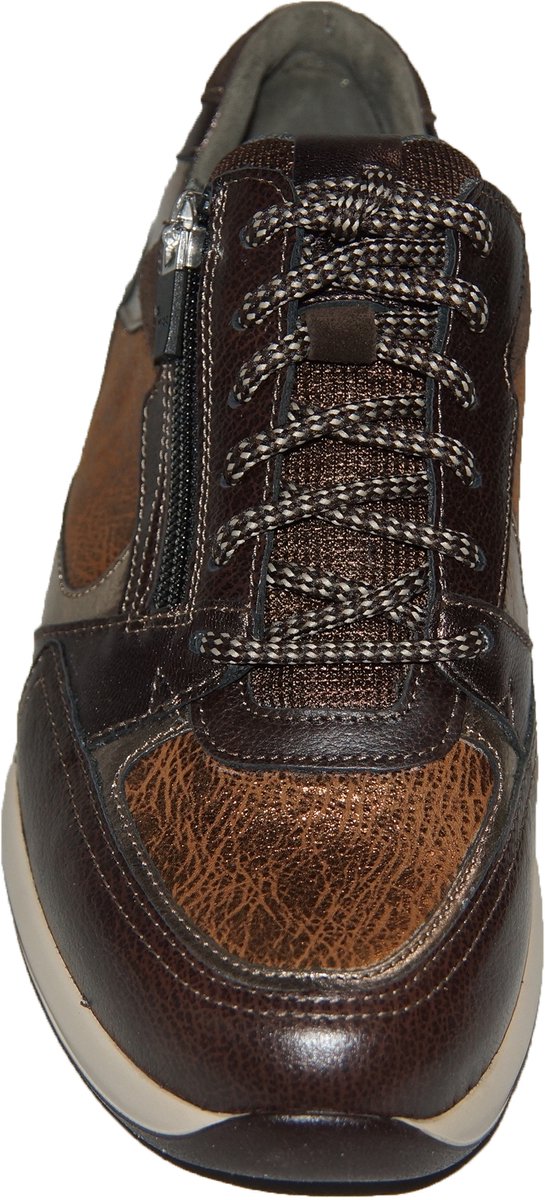 Durea 6295 Sneaker Donkerbruin Champagne K