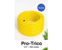 Pro-Trico Tuinslang 1/2 Inch - 100 Meter Waterslang 13 mm met Trico-inlage 10 Bar - Tricoflex Beschikbaar in 25 / 50 / 100 meter - Tuinpomp Hydrofoorpomp Besproeiing