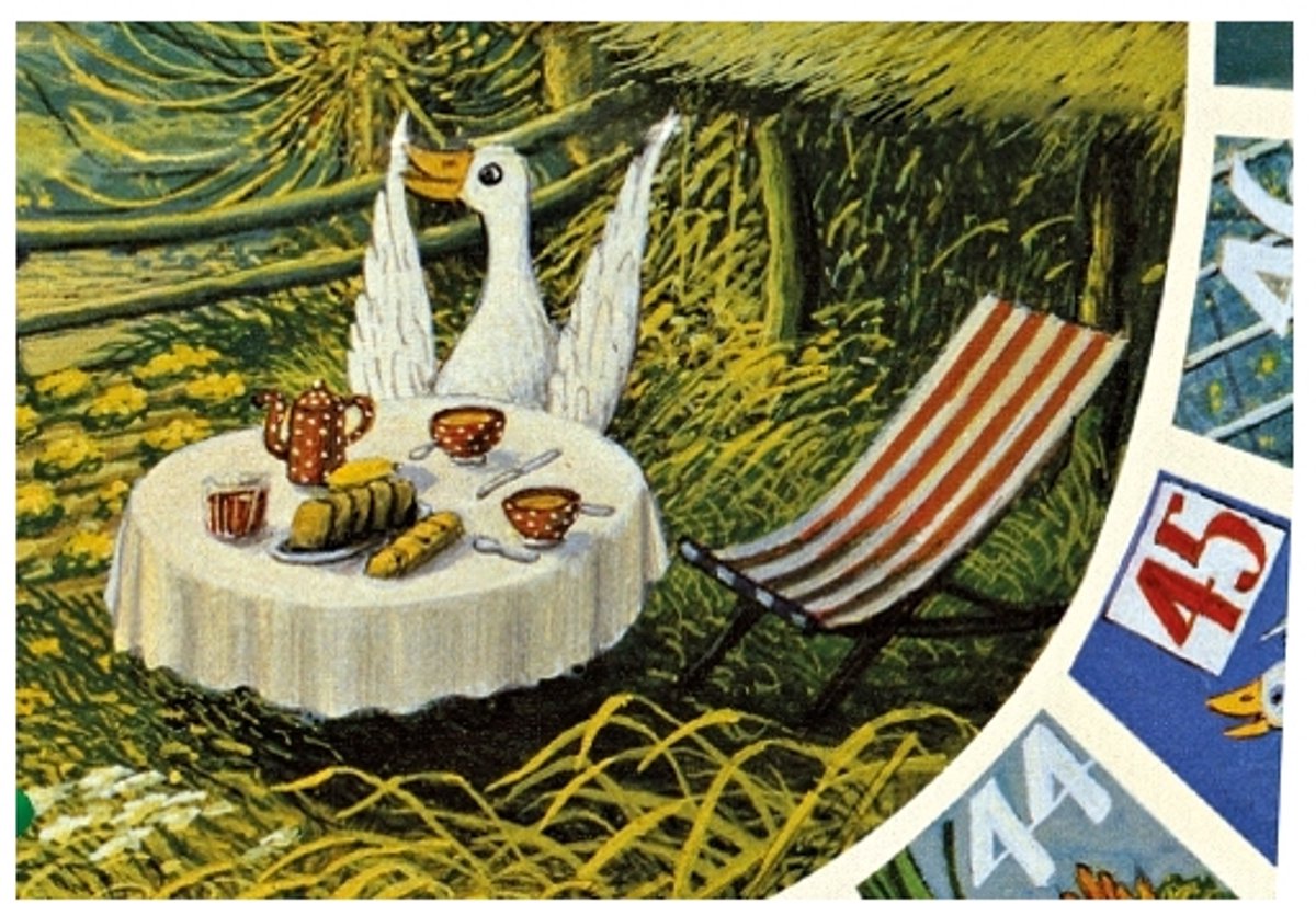 Tactic Selecta Reuze Ganzenbord - Bordspel - 52x68 cm - 6 grote houten ganzen - 2 dobbelstenen - Klassiek familiespel - 2-6 spelers - Vanaf 5 jaar — afbeelding 20