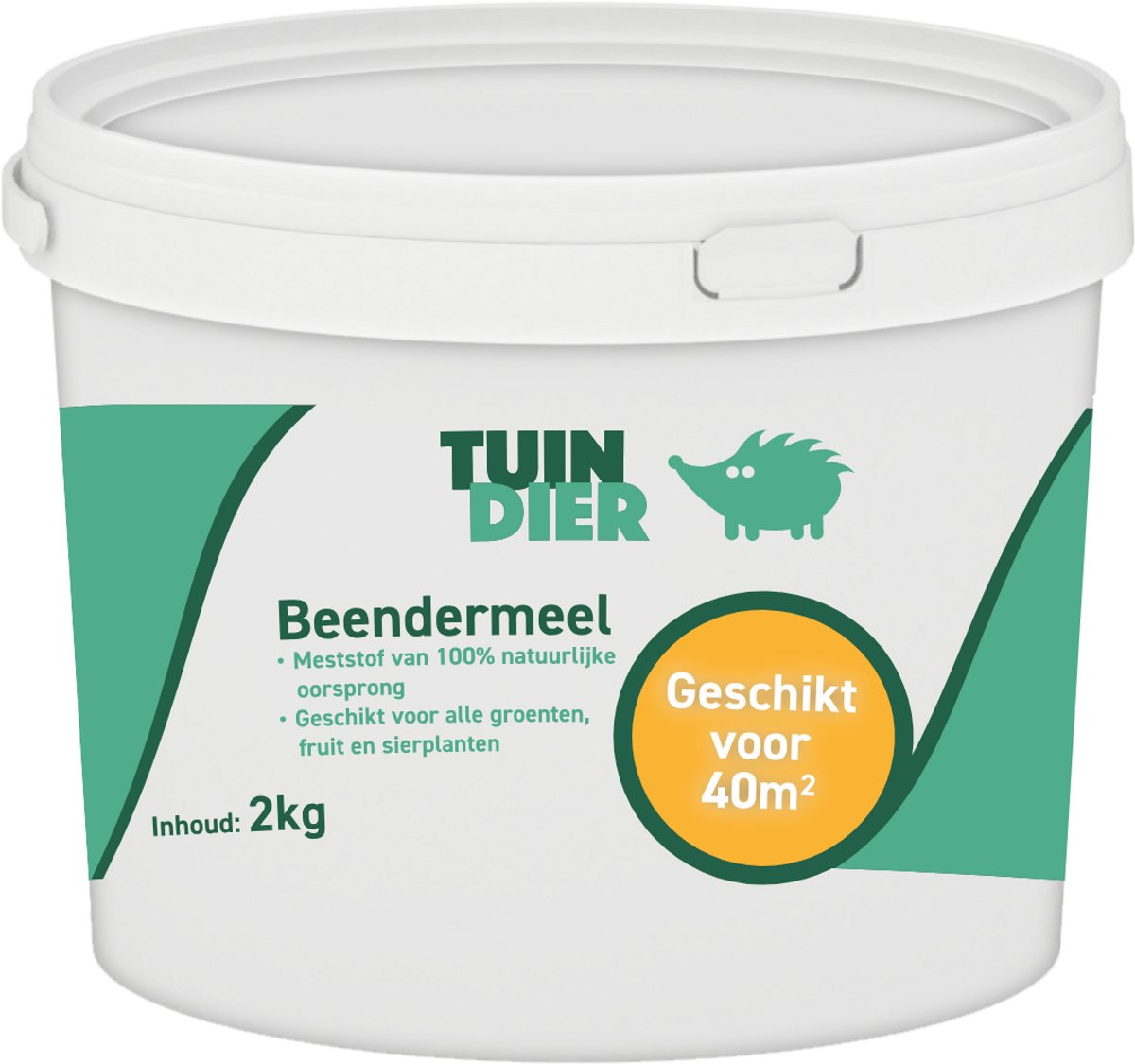 Beendermeel | Tuin-Dier | Beendermeel meststof | Voor stimulering wortelgroei | In handige bewaaremmer | 2.000 gram | 2 kilogram