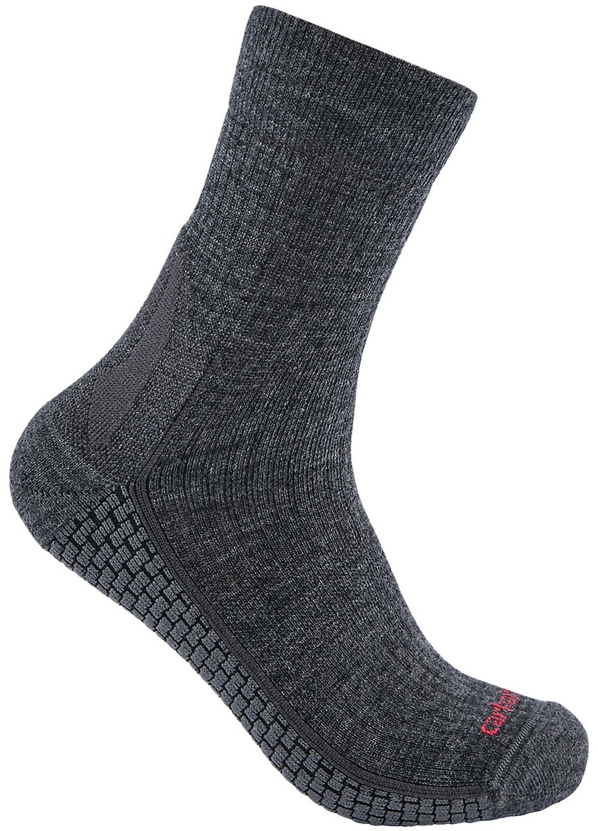 Carhartt Synthetic-Merino Wool Short Crew Sock SS9260-W Carbon Heather