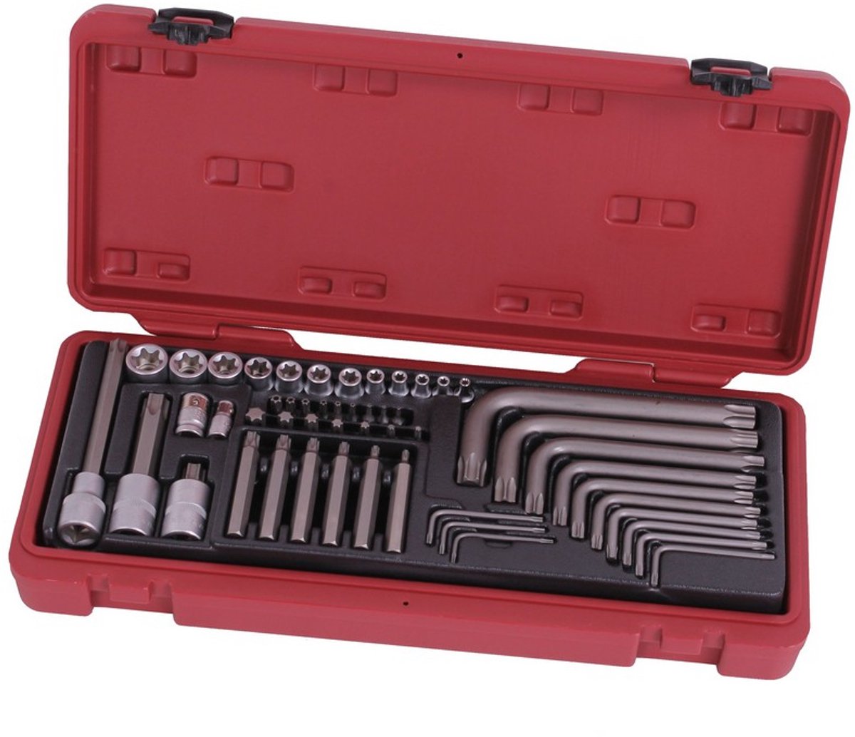Torx gereedschapset 1/4, 3/8 52 delig