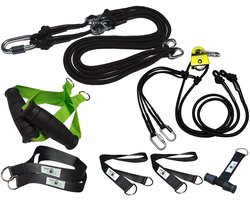 BodyCROSS® Premium Slingtrainer Expert Edition – Made in Germany, getest en gecertificeerd, complete krachttrainingsset voor thuis en buiten, inclusief deuranker en trainingsposter