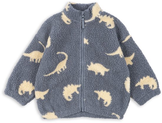 Konges Sløjd Jody Teddy Veste/Manteau avec polaire - Dino Mist - 18m