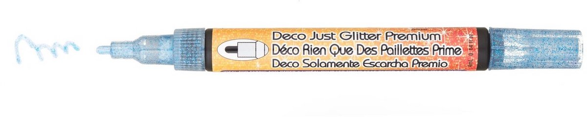 Marvy Uchida® Deco Just Glitter Premium Marker - Blauw