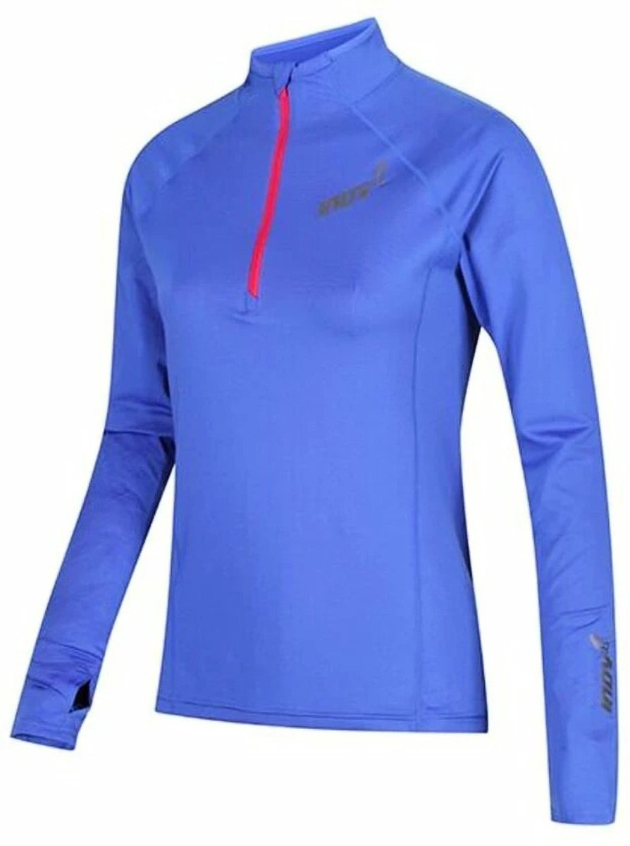 Inov-8 dames-sweatshirt Train Elite Mid LSZ Blue 127878