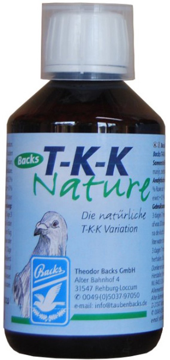 Backs T-K-K Nature 250ml - voor postduiven