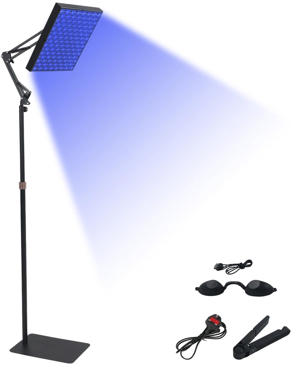 Unyqoos® Opvouwbaar solarium met 225 LED-lichten voor lichaam en gezicht