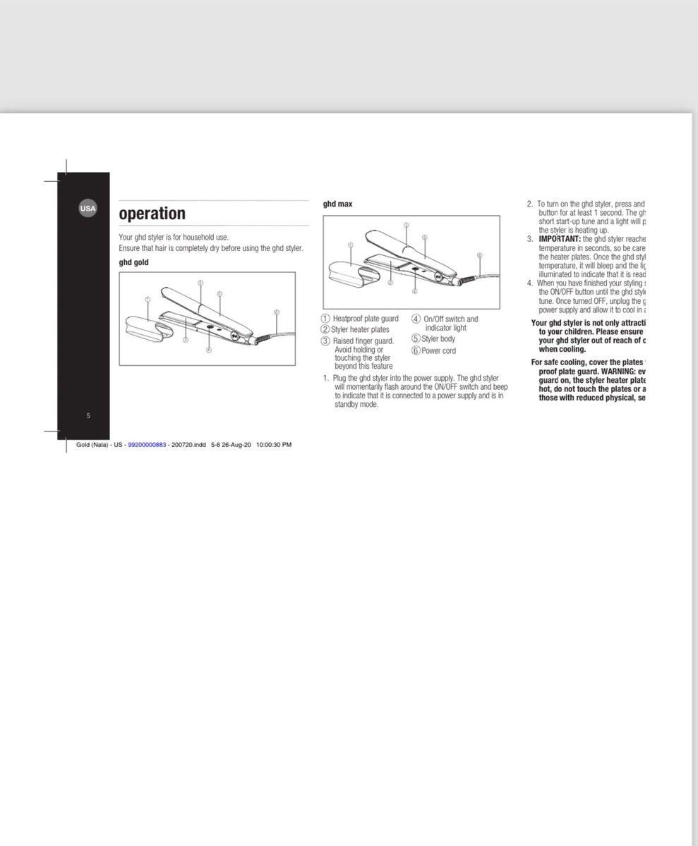 ghd V Gold Classic Stijler met 3 Pins Adapter en Kussensloop - afbeelding 3