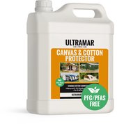 Ultramar - Canvas & Cotton Protector 5L - Sterk Impregneermiddel voor Katoen, Canvas Tentdoek - Waterdicht - Waterafstotend