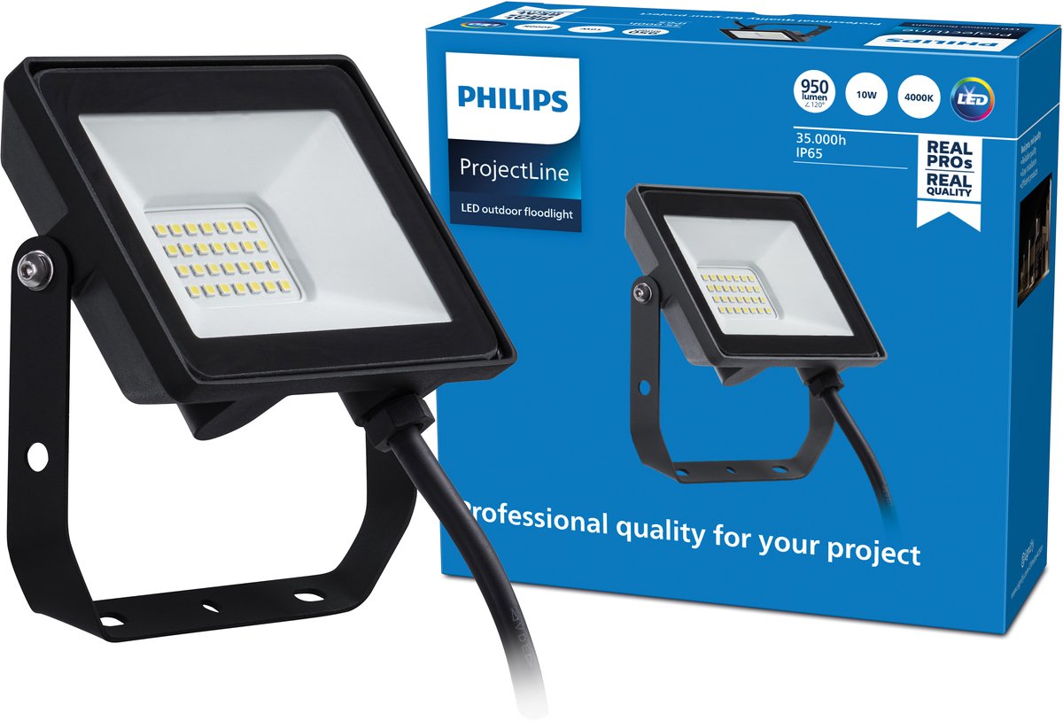 Philips ProjectLine straler 10W koel wit licht - 4000K