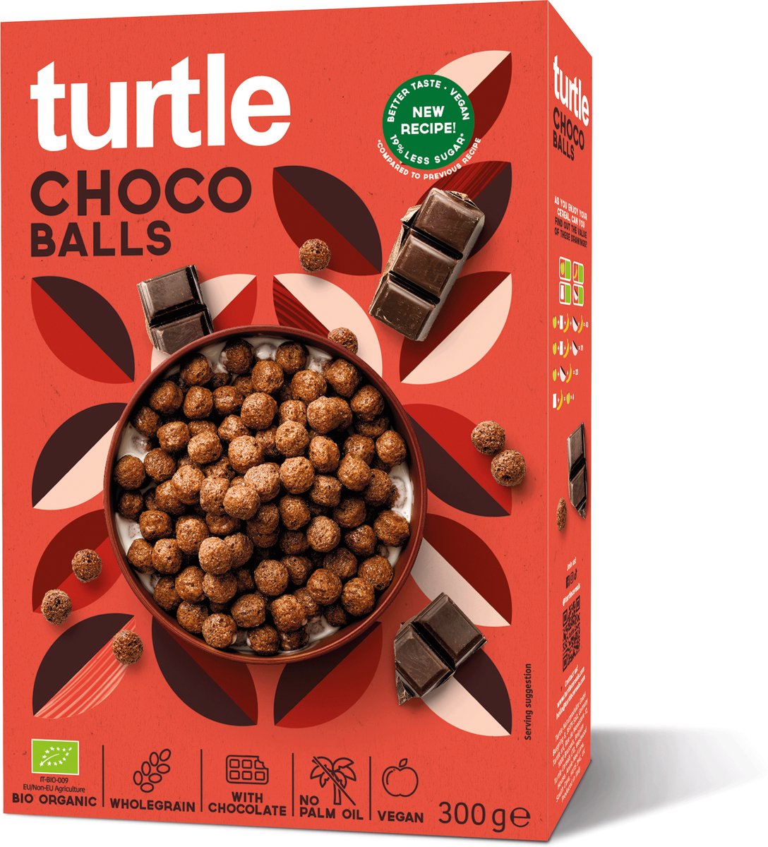 Turtle Chocoballs - Ontbijtgranen - Bio - Vegan