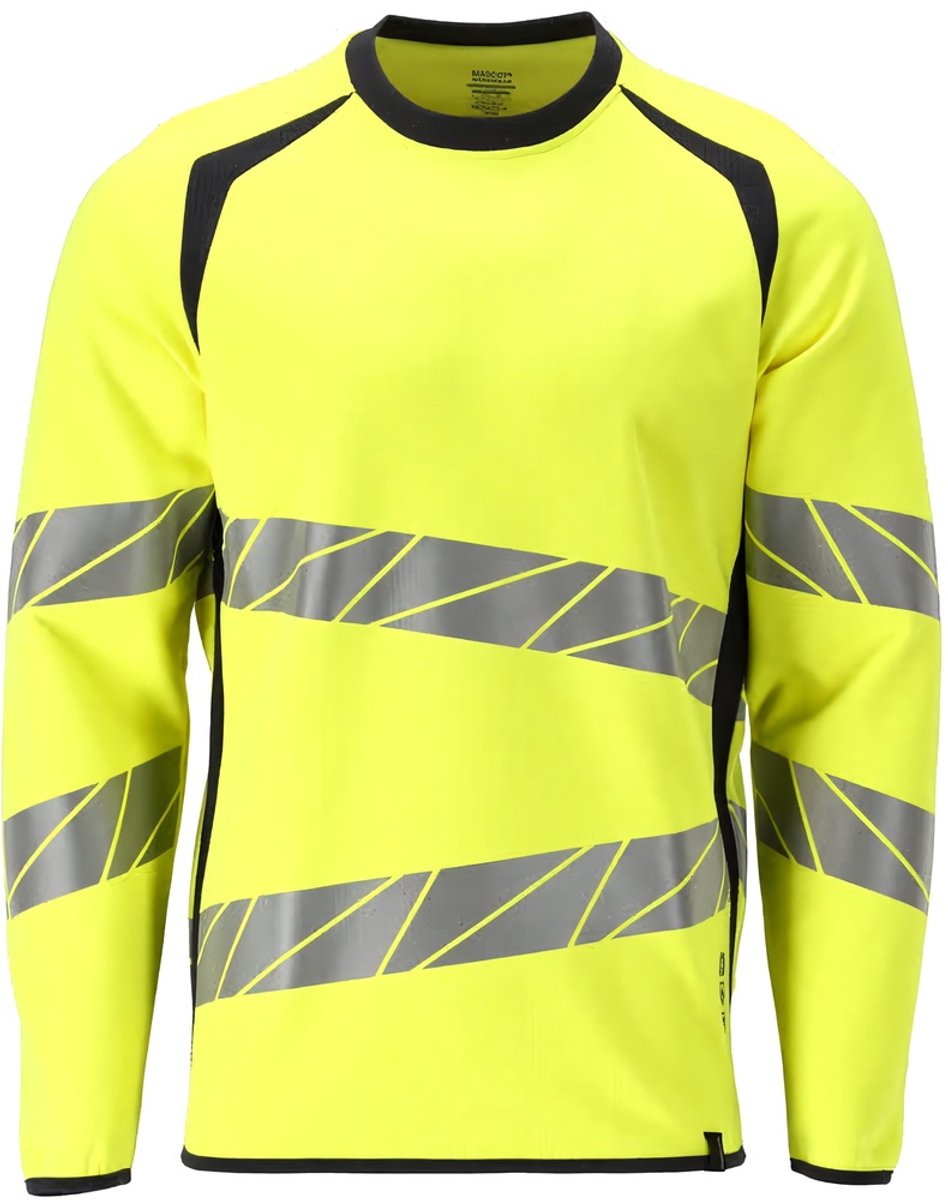 Mascot Accelerate Multisafe Sweatshirt 21384-337 - hi-vis geel/donkermarine - 2XL