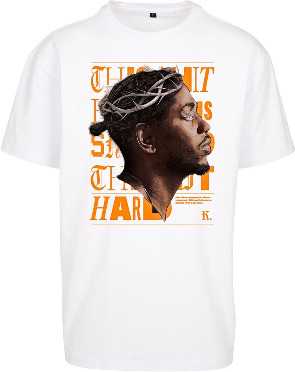 Mister Tee K-Dot K-Dot Oversize Heren T-shirt S Wit