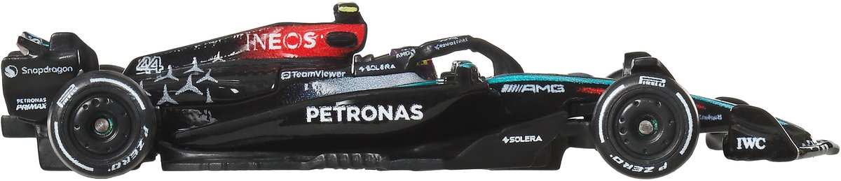 Hot Wheels Premium Metalen Formule 1 Verzamelbaar Speelgoed Raceauto - Lewis Hamilton Mercedes-Benz — afbeelding 5