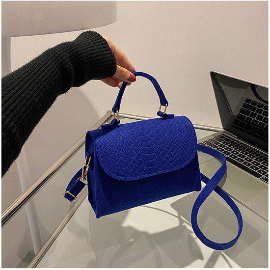 Sac bandoulière effet crocodile, sacs femme de luxe unis, sacs à