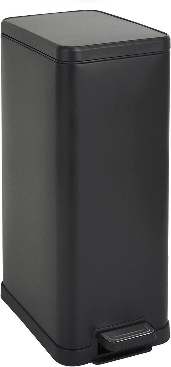 STM18 pedaalemmer 18 liter - incl. binnenemmer met softclose deksel Zwart